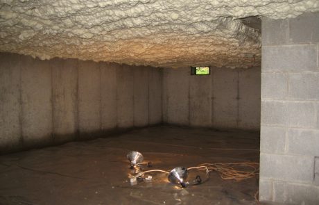 #7 Foam Encapsulate All Floor Framing In Crawl Space Area.